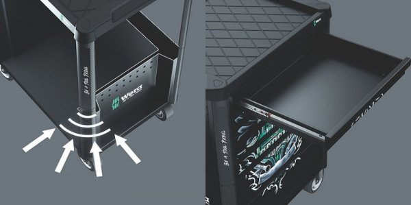 WÓZEK WARSZTATOWY 1 TOOL REBEL 9700 Z WYPOSAŻENIEM, 78CZ. (1 KPL)