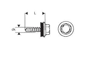 WKRĘT SAMOWIERTNY 4.8*20MM RAL 1002 (5 STO)