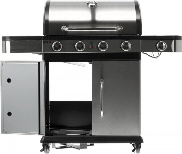 GRILL GAZOWY 4+1, STAL NIERDZEWNA 14.2KW (1 SZT)