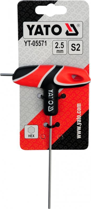 KLUCZ TRZPIENIOWY HEX Z RĘKOJEŚCIĄ 10MM (1 SZT)