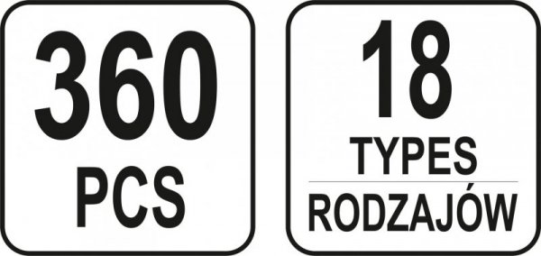 KOMPLET SPINEK SAMOCHODOWYCH TOYOTA/LEXUS 360SZT (1 SZT)
