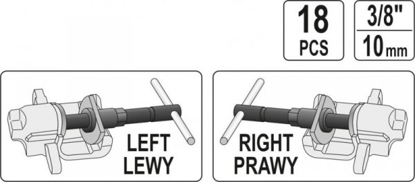 ZESTAW SEPARATORÓW DO ZACISKÓW HAMULCOWYCH 18 CZĘŚCI (1 KPL)