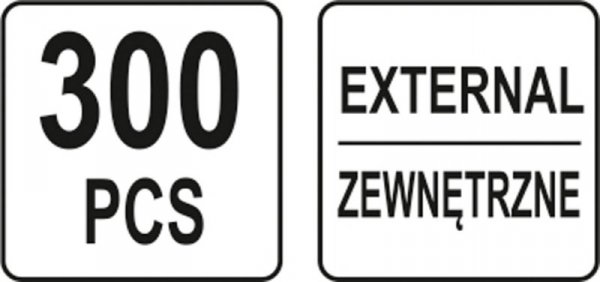 ZESTAW PIERŚCIENI SEGERA ZEWNĘTRZNYCH 300SZT (1 KPL)