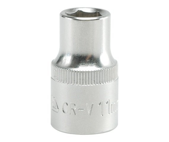 NASADKA KRÓTKA 6-KĄTNA CHROMOWANA 1/2&#039;&#039; 11MM (1 SZT)