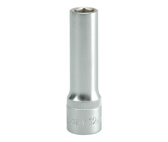 NASADKA DŁUGA 6-KĄTNA CHROMOWANA 1/2&#039;&#039; 12MM (1 SZT)