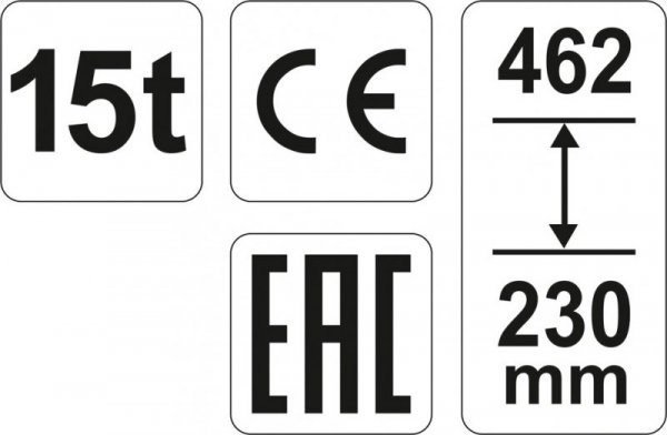 PODNOŚNIK HYDRAULICZNY SŁUPKOWY 15T (1 SZT)