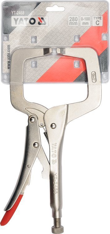 SZCZYPCE ZACISKOWE KLAMROWE TYPU C 280MM (1 SZT)