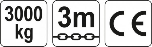 WCIĄGNIK ŁAŃCUCHOWY 3.0T (1 SZT)