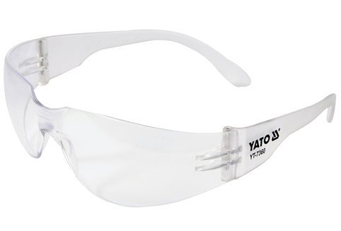 OKULARY OCHRONNE BEZBARWNE (1 SZT)