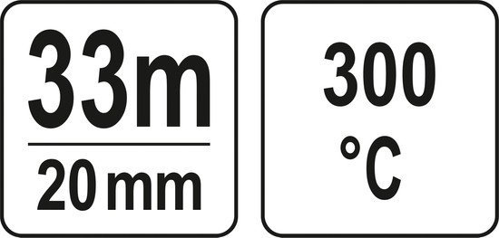 TAŚMA KAPTONOWA 20MM ODPORNA NA WYSOKIE TEMPERATURY (1 SZT)