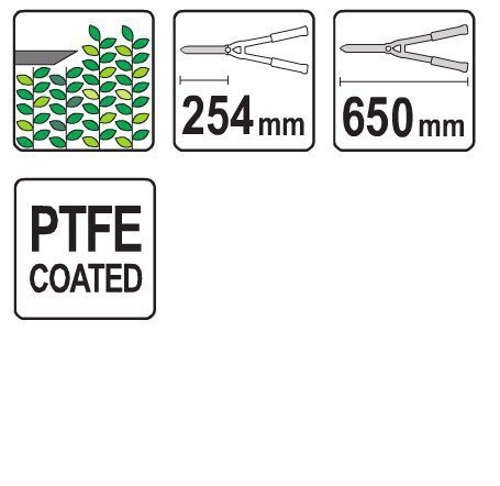 NOŻYCE DO ŻYWOPŁOTU 625MM (1 SZT)
