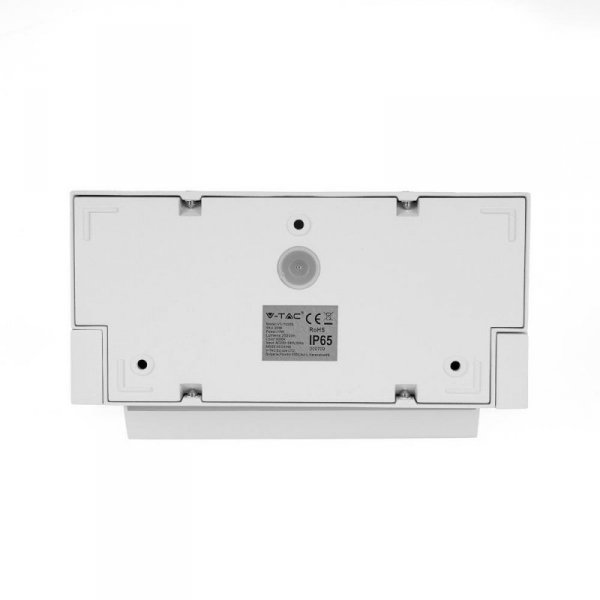 Projektor Oprawa Elewacyjna V-TAC 17W LED Czujnik Ruchu Biała IP65 VT-11020S 4000K 2520lm