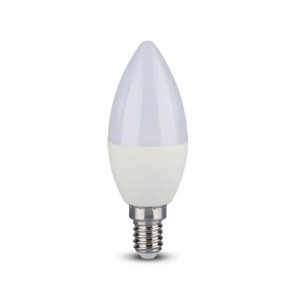 Żarówka LED WiFi V-TAC 4.8W E14 Świeczka SMART LIFE TUYA Alexa Google Home VT-5114-N RGB+2700K-6400K 450lm