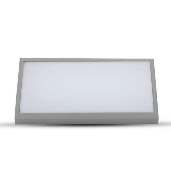 Oprawa Ścienna V-TAC 20W LED Ukośna Szara IP65 VT-8055-N 4000K 2050lm