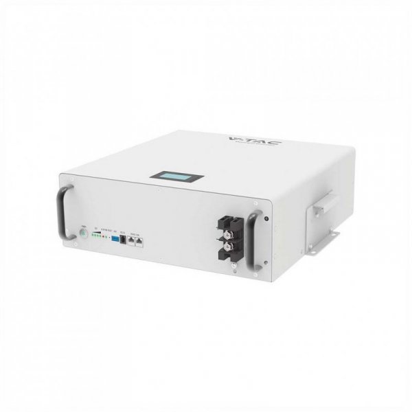 Magazyn Bank Energii V-TAC Ścienny/RACK 5,12kWh 51,2V 100Ah VT-48100E-W 10 Lat Gwarancji