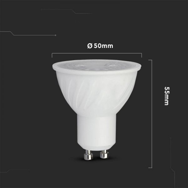 Żarówka LED V-TAC SAMSUNG CHIP 6W GU10 110st VT-247 3000K 445lm 5 Lat Gwarancji