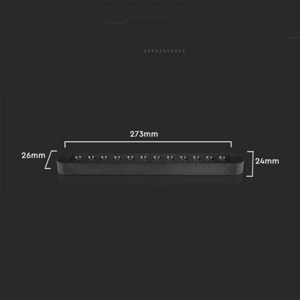 Oprawa Szynosystem Magnetyczny 48V V-TAC 12W LED 35st VT-4212 4000K 1100lm 3 Lata Gwarancji
