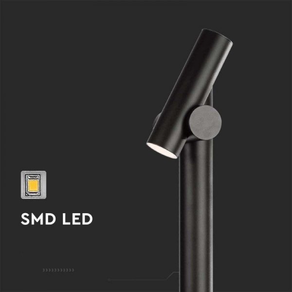 Słupek Ogrodowy V-TAC 4W LED 100CM Czarny IP44 VT-1187 3000K 390lm