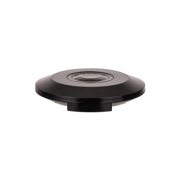 Czujnik Ruchu 360st V-TAC Natynkowy Sufitowy SLIM 24mm Czarny FULL BLACK V-TAC VT-8027