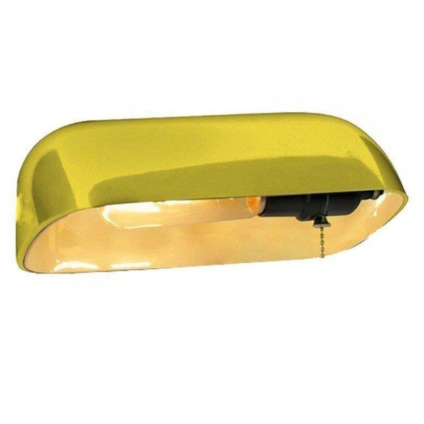 Szkło Klosz Żółty do Lampy Bankierskiej V-TAC VT-7151