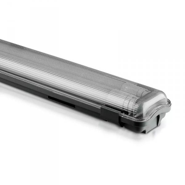 Oprawa Hermetyczna LED V-TAC PC/PC 2x120cm (2 x 18W) (Tuby LED w zestawie) VT-12023 6400K 3400lm