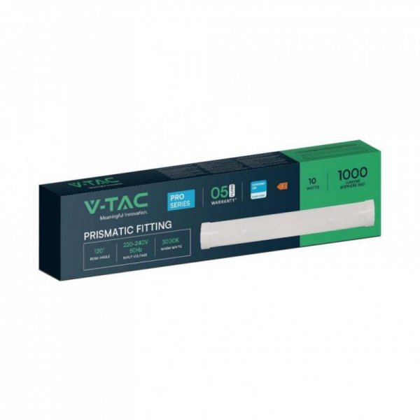 Oprawa V-TAC 10W LED Liniowa Natynkowa SAMSUNG CHIP 30cm VT-8-10 3000K 1000lm 5 Lat Gwarancji
