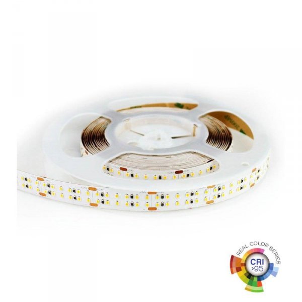 Taśma LED V-TAC Podwójna 1800LED 24V IP20 30W/m CRI90+ VT-2216 360-IP20 4000K 2400lm