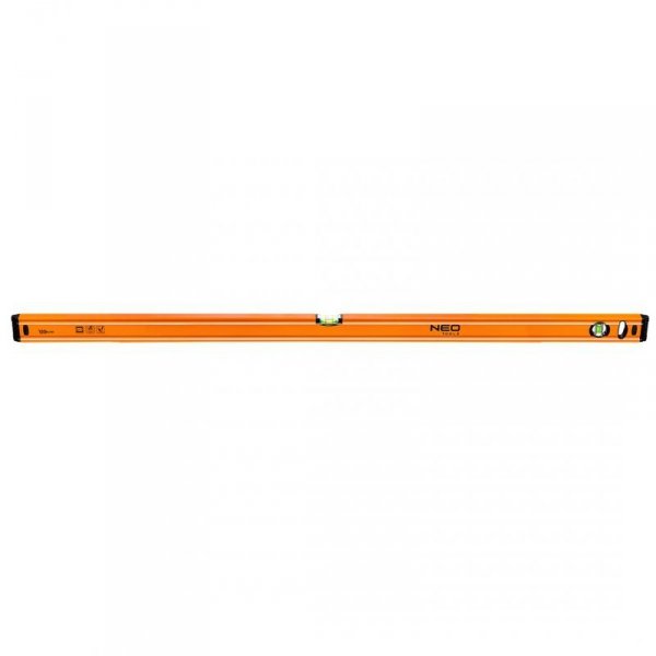 Poziomnica aluminiowa 120 cm, 2 libelle