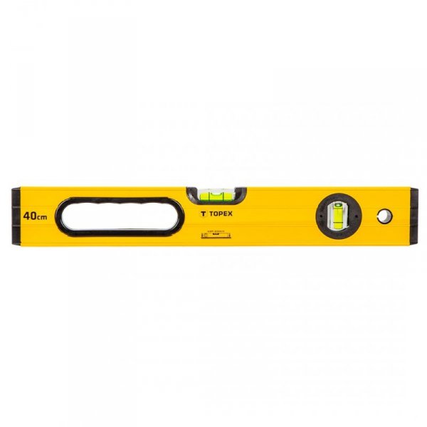 Poziomnica aluminiowa typ 600, 40 cm, 2 libelle