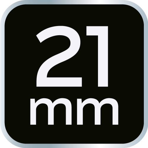 Nasadka udarowa 1/2&quot;, 21 x 38mm, Cr-Mo