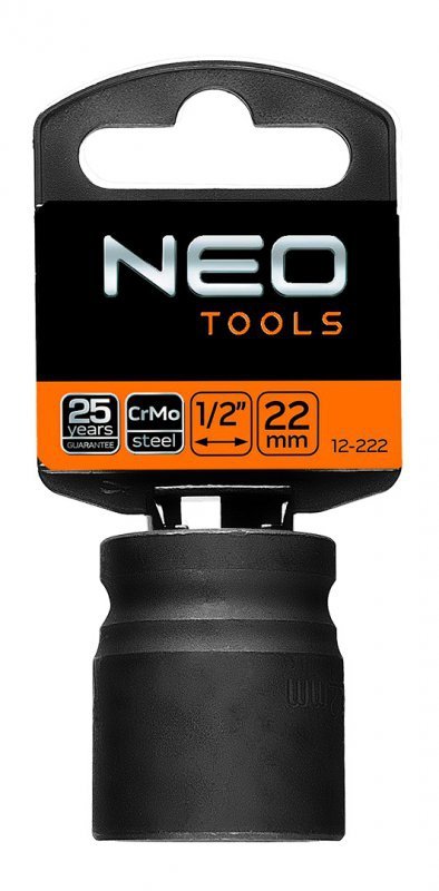 Nasadka udarowa 1/2&quot;, 22 x 38mm, Cr-Mo