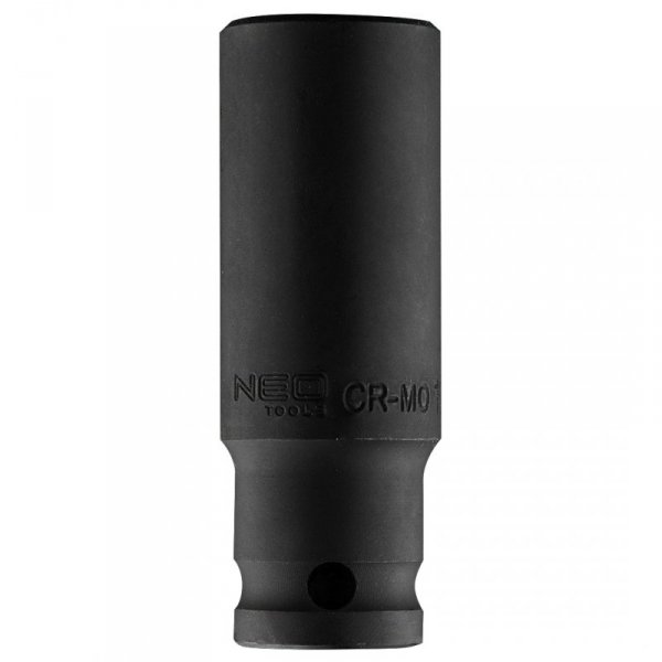 Nasadka udarowa 1/2&quot; długa, 19 x 78mm , Cr-Mo