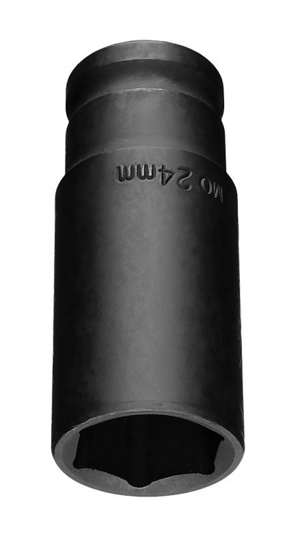 Nasadka udarowa 1/2&quot; długa, 24 x 78mm , Cr-Mo