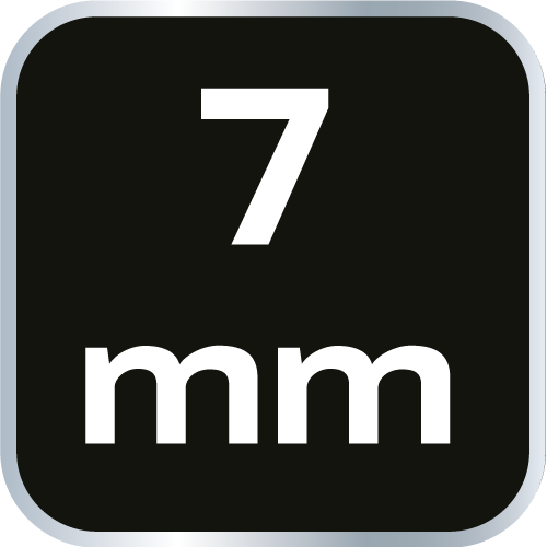Nasadka sześciokątna 1/4&quot;, 7 mm