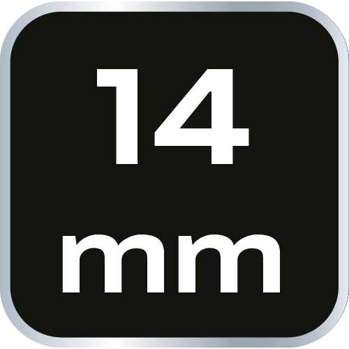 Nasadka sześciokątna długa 1/4&quot;, 14 mm