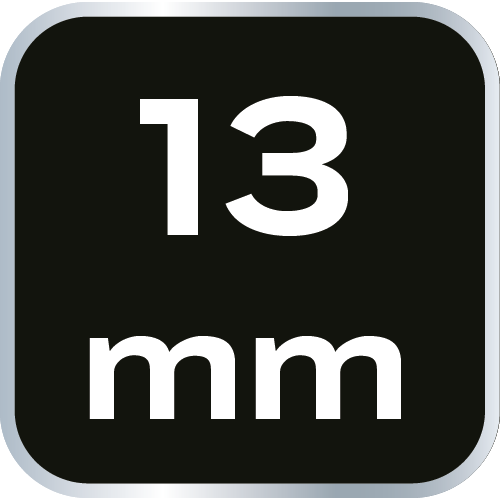 Nasadka sześciokątna 3/8&quot; długa, 13 mm