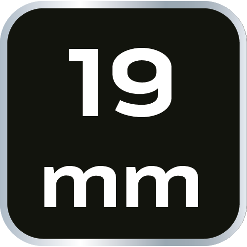 Nasadka sześciokątna 1/2&quot;, 19 mm