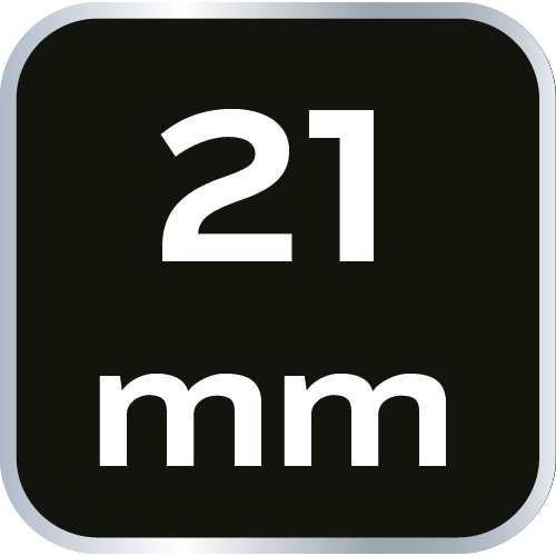 Nasadka sześciokątna 1/2&quot;, 21 mm
