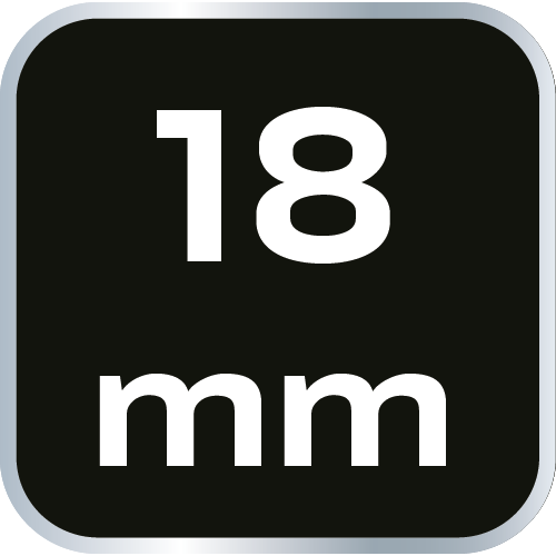 Nasadka sześciokątna długa 1/2&quot;, 18 mm