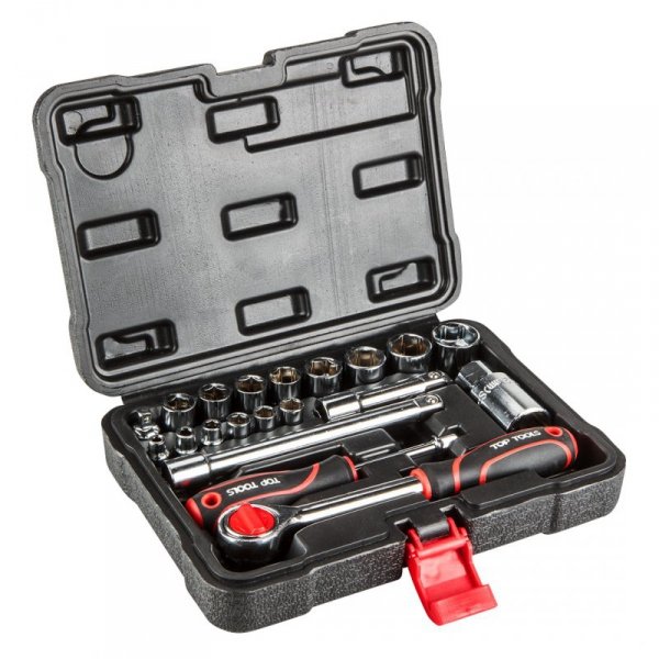 Zestaw kluczy nasadowych 1/4&quot;, 3/8&quot;, 20 szt.