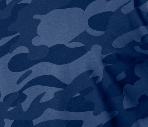 T-shirt roboczy Camo Navy, rozmiar XL