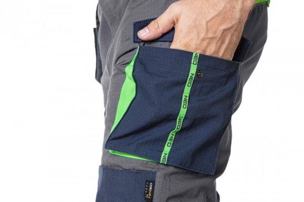Spodnie robocze PREMIUM, 100% bawełna, ripstop, rozmiar M