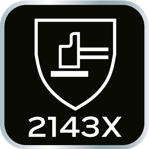 Rękawice robocze, bawełna z poliestrem pokryta lateksem, 2143X, rozmiar 8