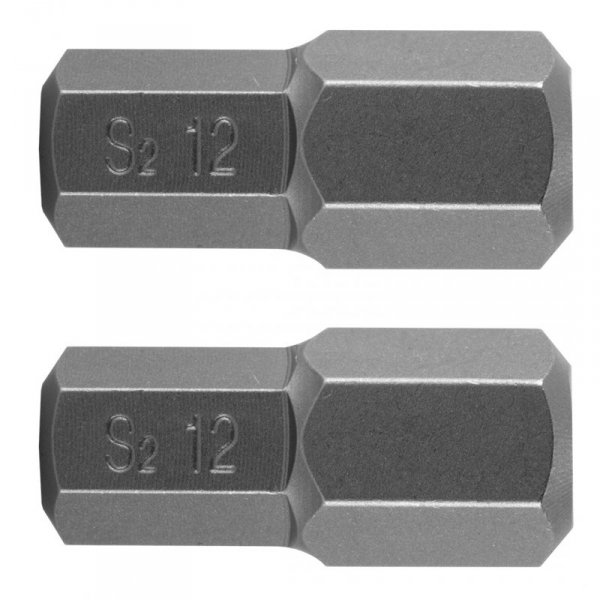 Końcówka HEX 12 x 30 mm, S2 x 2 szt.