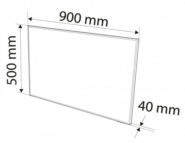 Panel grzewczy na podczerwień 450W, WIFI