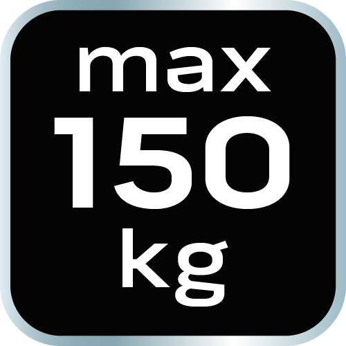Przyssawka do szyb aluminiowa, potrójna, 150 kg