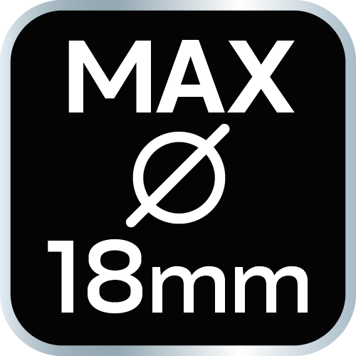 Sekator by-pass 200 mm, zakres do 18 mm, z przekładnią