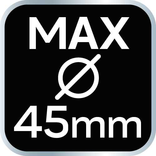 Sekator do gałęzi by-pass 710 mm, zakres do 45 mm, przekładnia zwiększajaca siłe nacisku o 30%