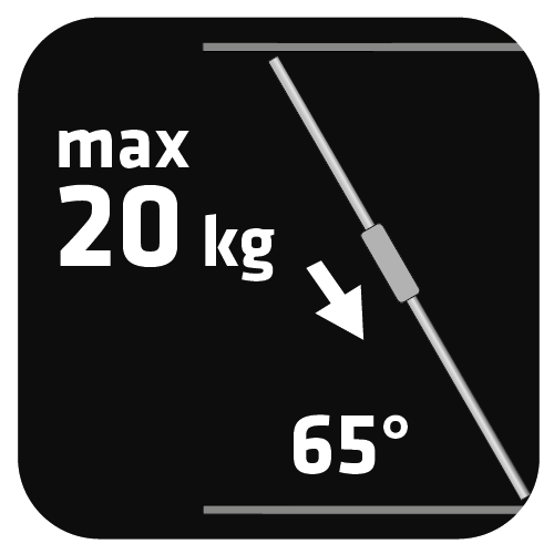 Podpora teleskopowa 50-115 cm
