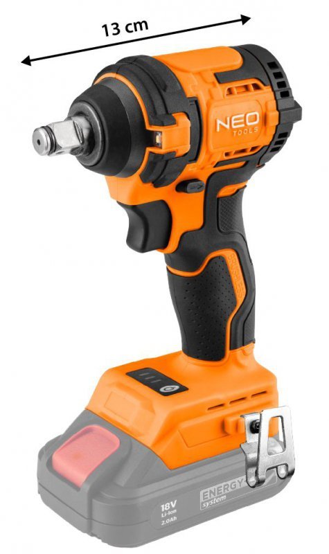 Klucz udarowy bezszczotkowy 18V, 350Nm, ½”, compact, Energy+, bez akumulatora